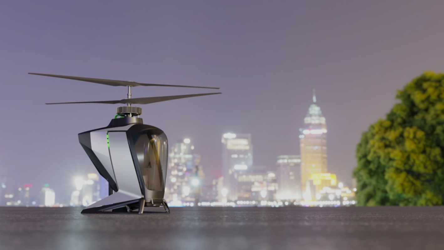 eCopter: Veículo voador elétrico promete viagens confortáveis para duas pessoas