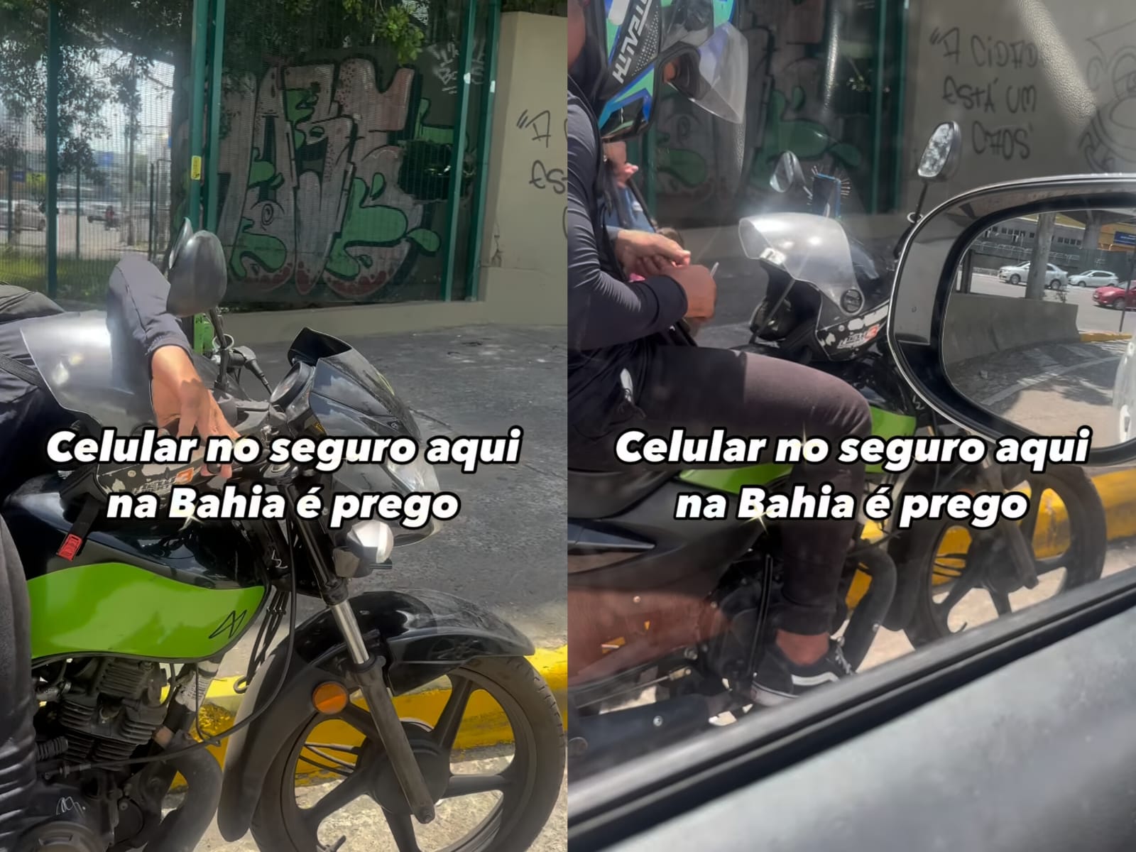 Ele cansou de ser roubado e criou um jeito simples de proteger o celular na moto