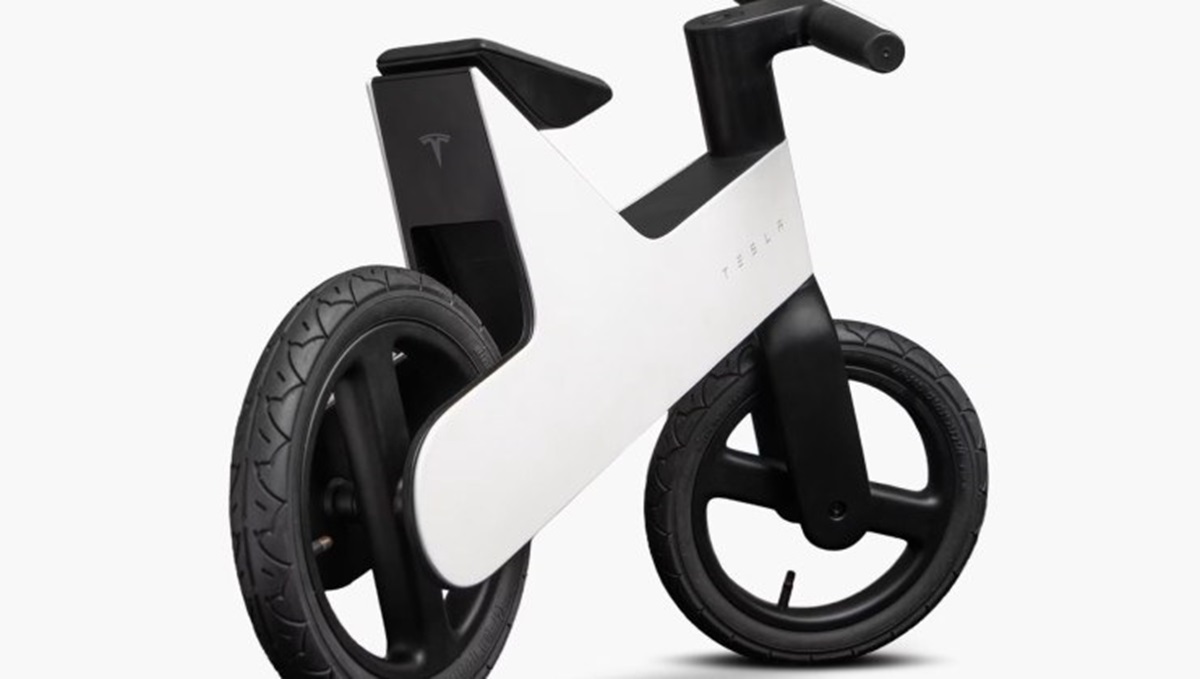 Você compraria para seu filho? Tesla lança bicicleta de R$ 1.153 sem pedais para crianças