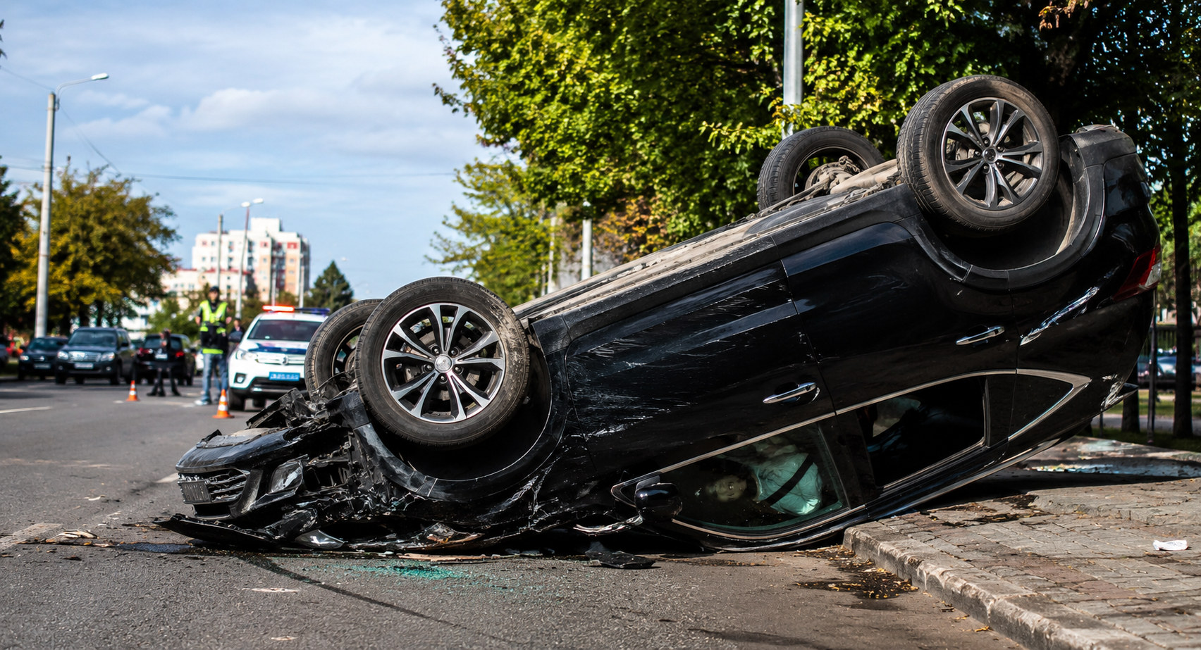 Nunca solte o cinto imediatamente: veja como agir se o carro capotar