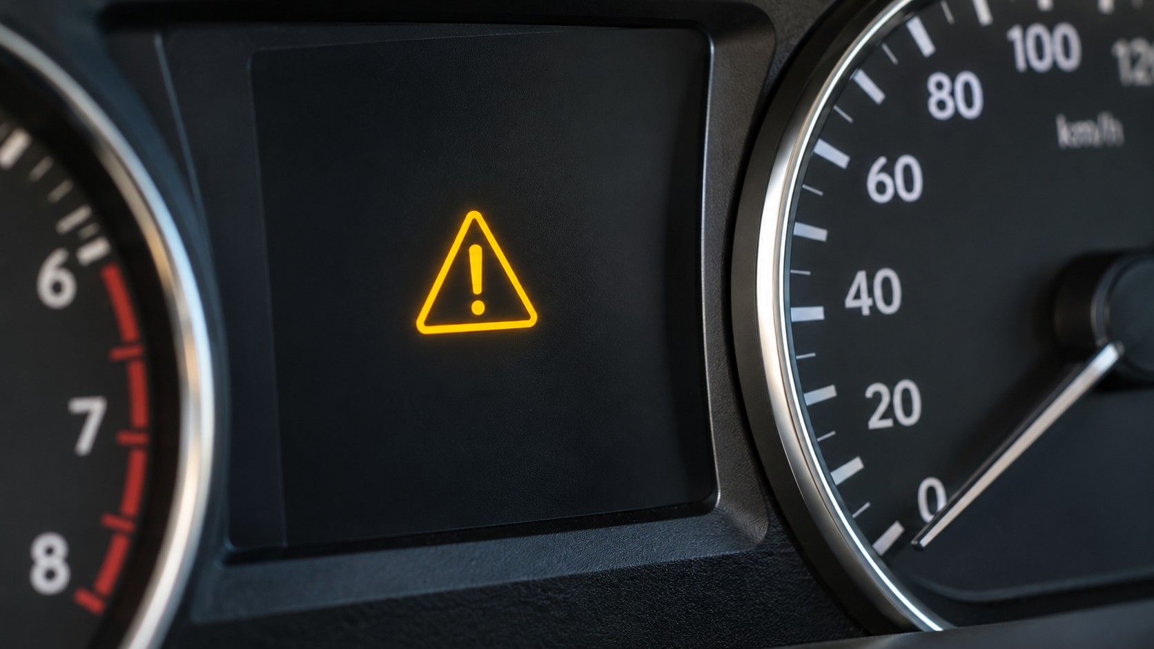 O carro parece normal, mas o triângulo amarelo acendeu: o que o painel está avisando?