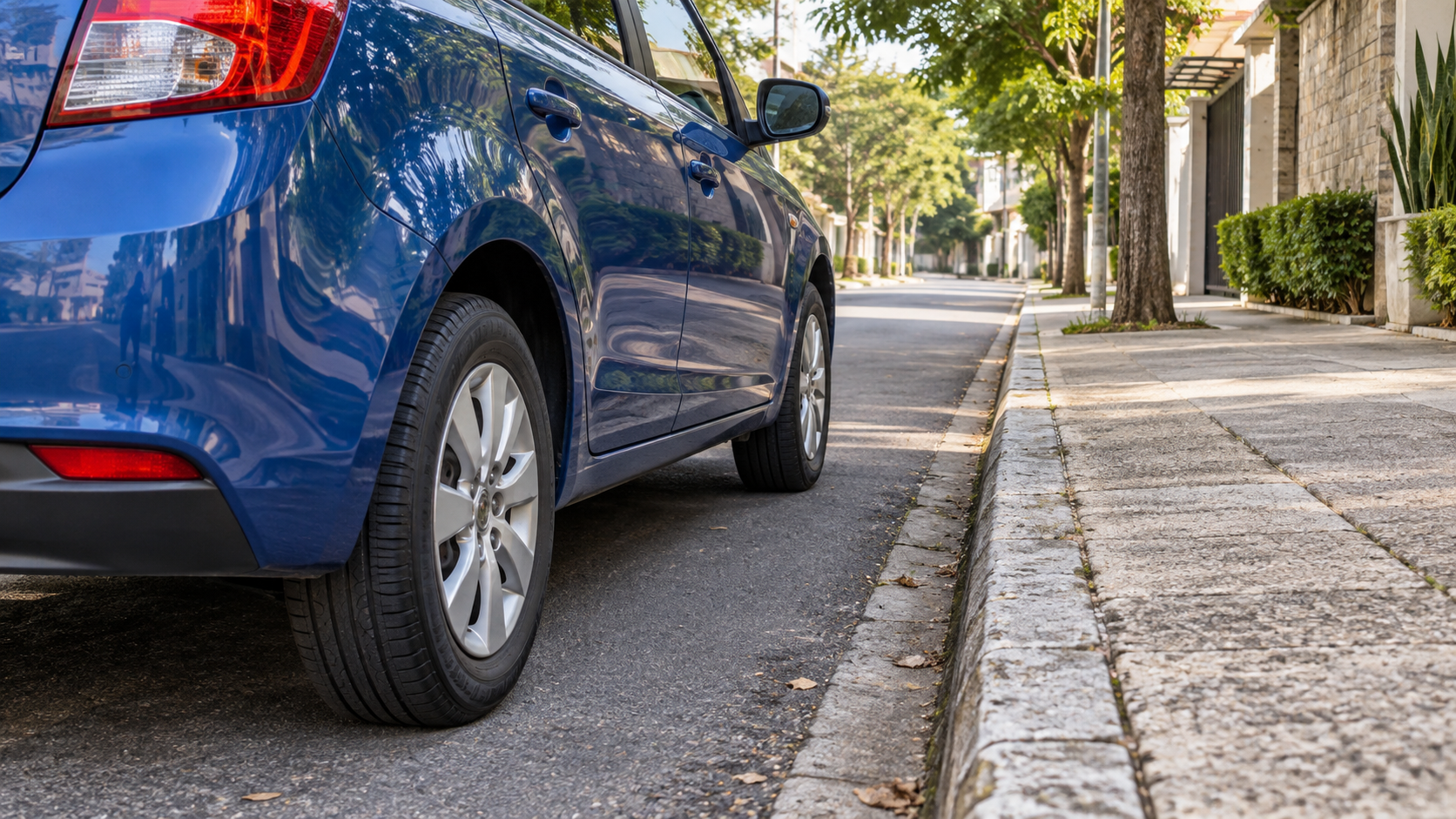 Parece uma vaga livre, mas não é: estacionar perto da esquina pode custar R$ 130,16