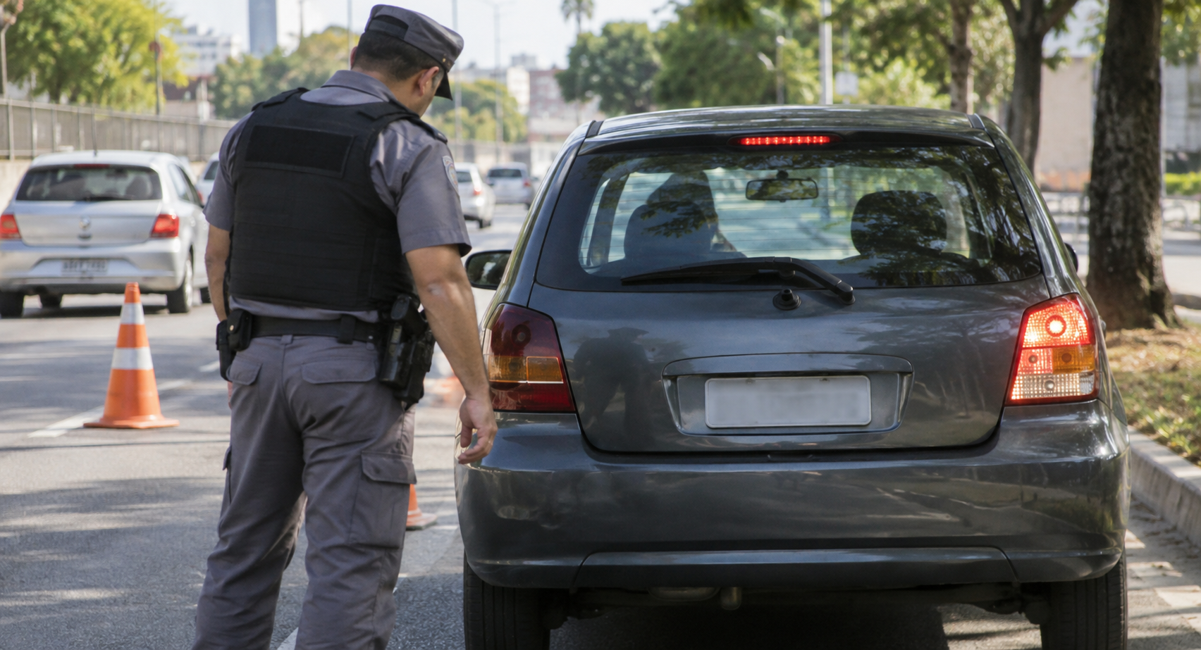 Motorista parado em blitz pode levar multa de R$ 130,16 e 4 pontos por causa deste detalhe no carro
