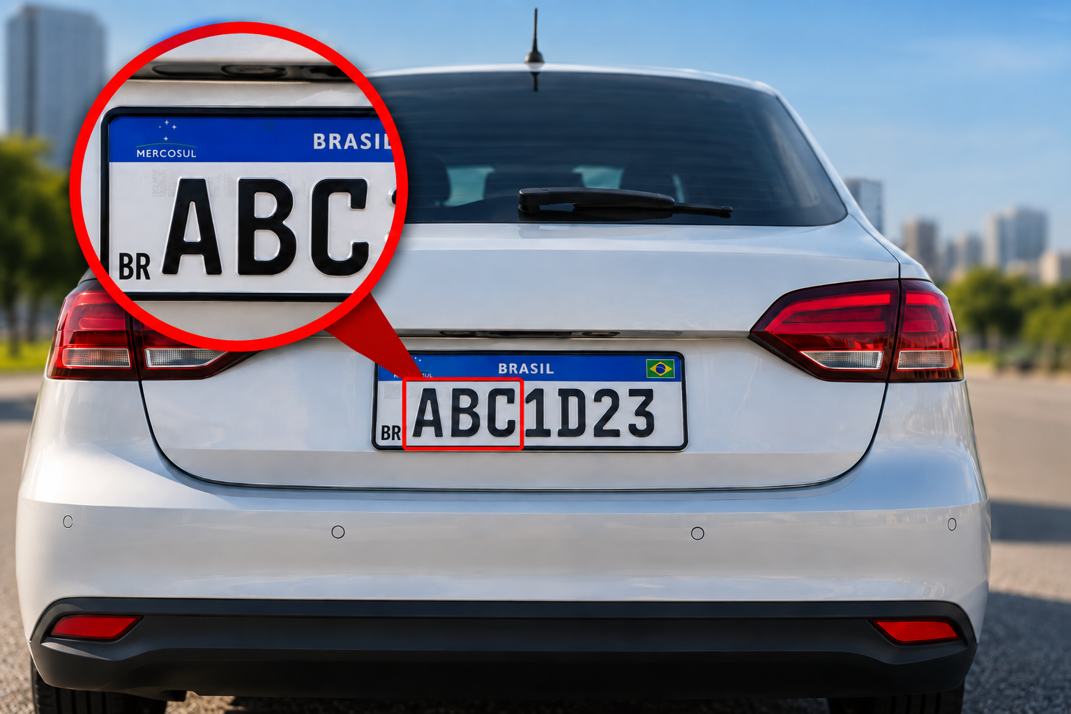 Poucos motoristas sabem para que servem as 3 primeiras letras da placa Mercosul