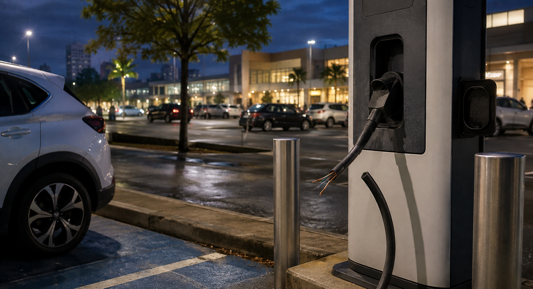 Novo alvo dos ladrões: cabos de carregadores de carros elétricos